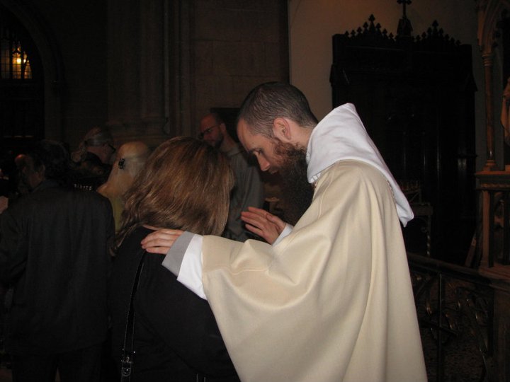 Fr Columba blessing