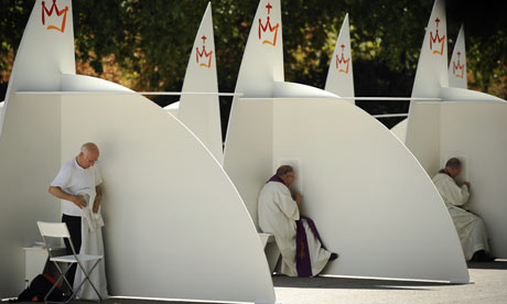 Confessions at Buen Retiro park in Madrid