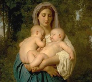 Mary-wth-two-babies