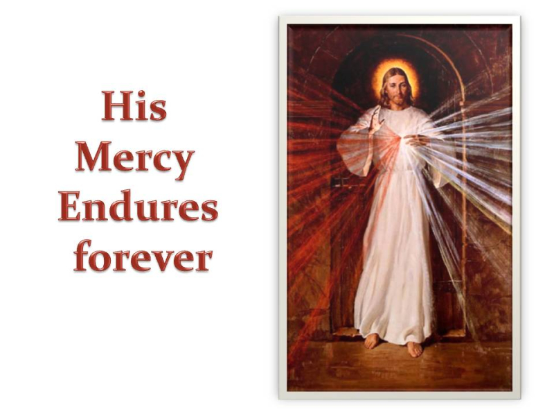 His mercy