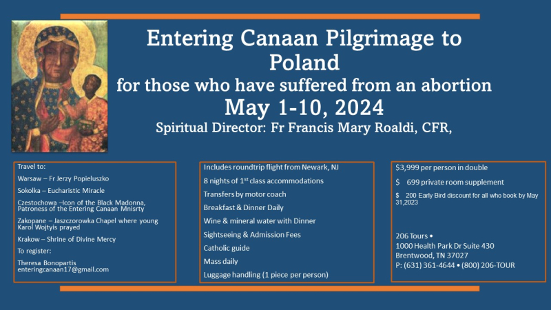 Entering Canaan Pilgrimage to Poland